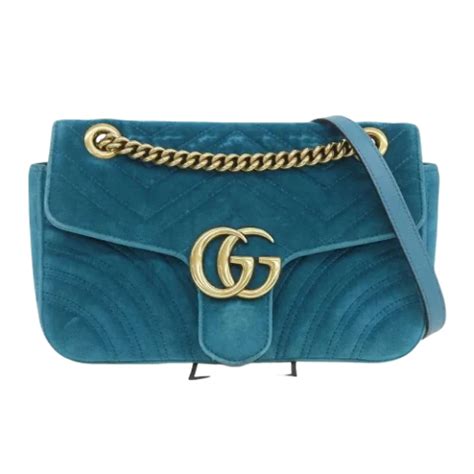 tracolla camoscio firmata gucci usata|Borse Gucci in Scamosciato Blu .